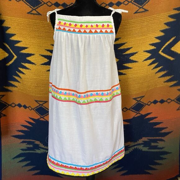 Y2K Handmade Spring Summer Boho Hippie Dress. Midi. OOAK. Excellent Shape. S/M - Picture 6 of 15